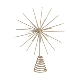Gold Glittered Starburst Topper