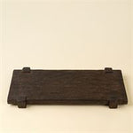 Drift Pedestal Tray L, Dark Brown