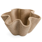 Ruffled Cement Decorative Bowl