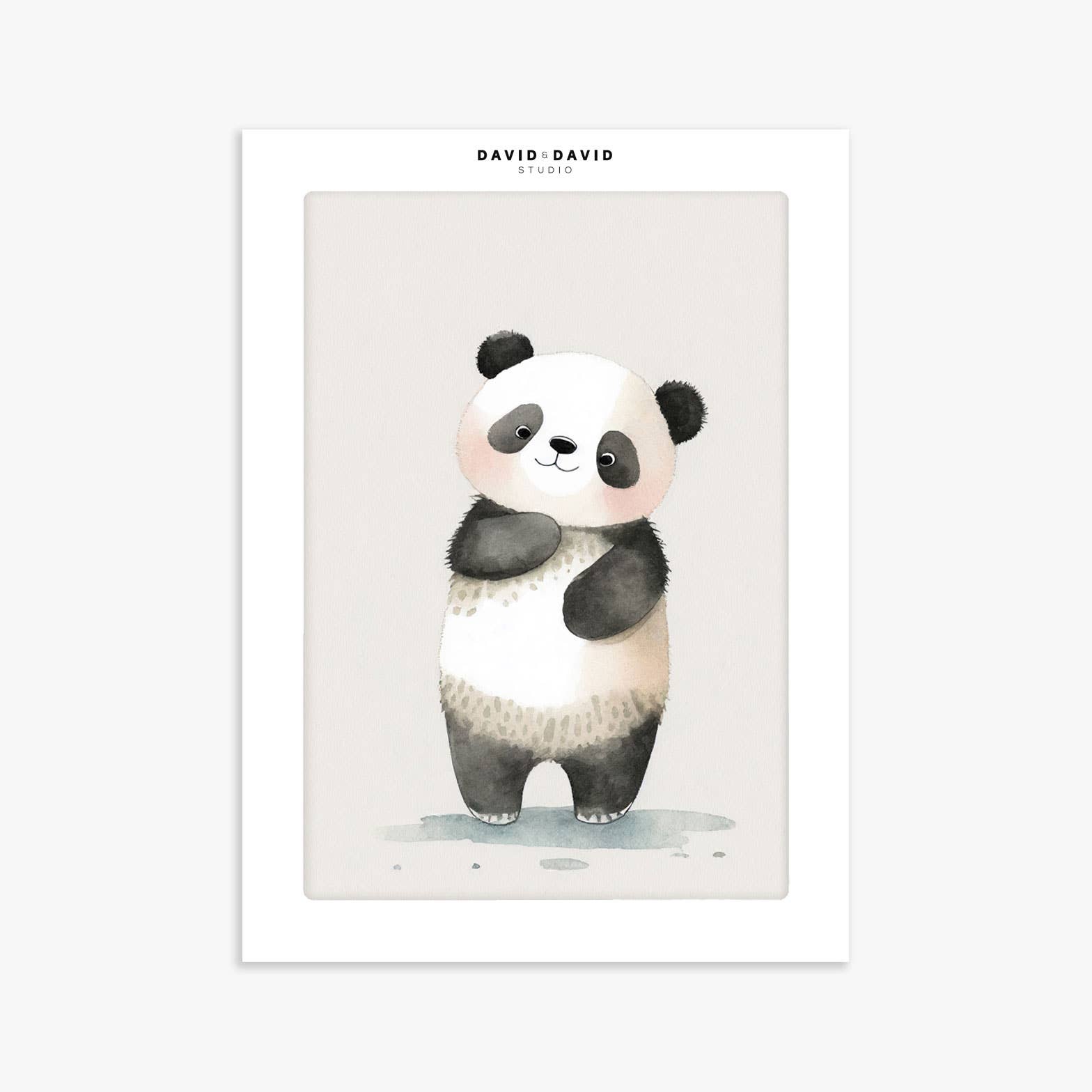 Baby Panda Art Print