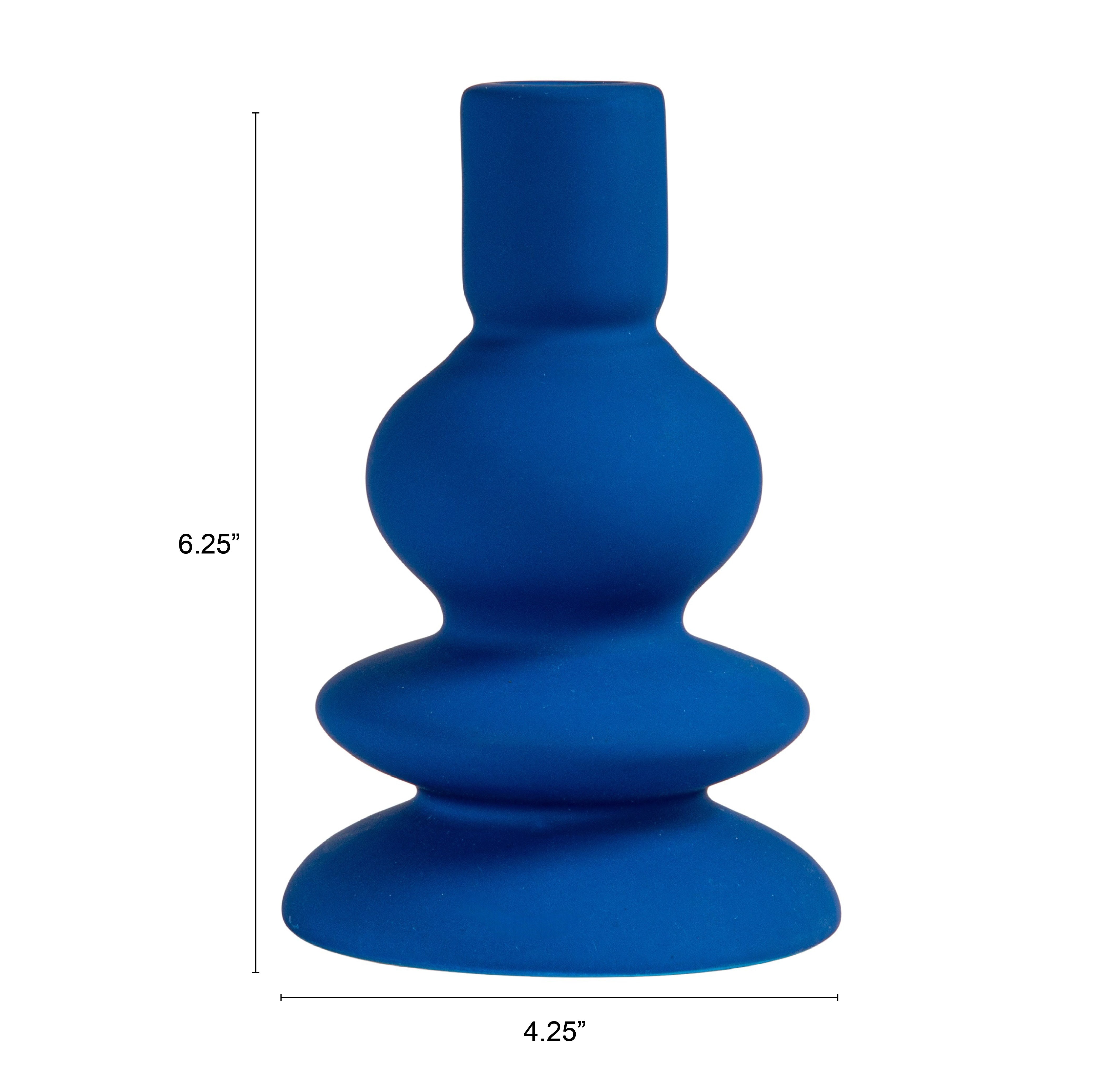 Majorelle Blue Taper Holder