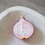 Onion Glass Ornament