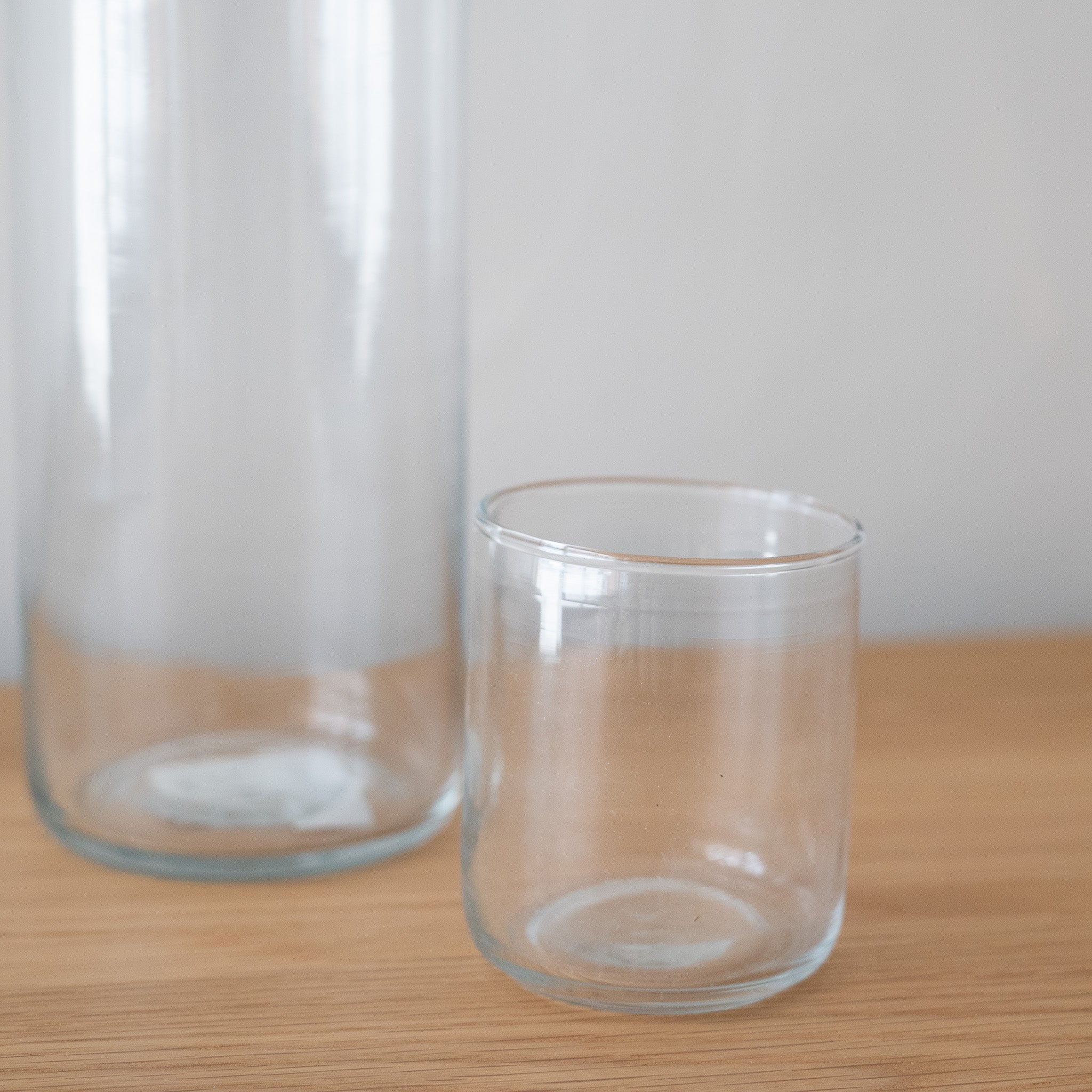 Recycled Glass Carafe w/ Glass