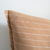 Terracotta Handloom Stripe Pillow