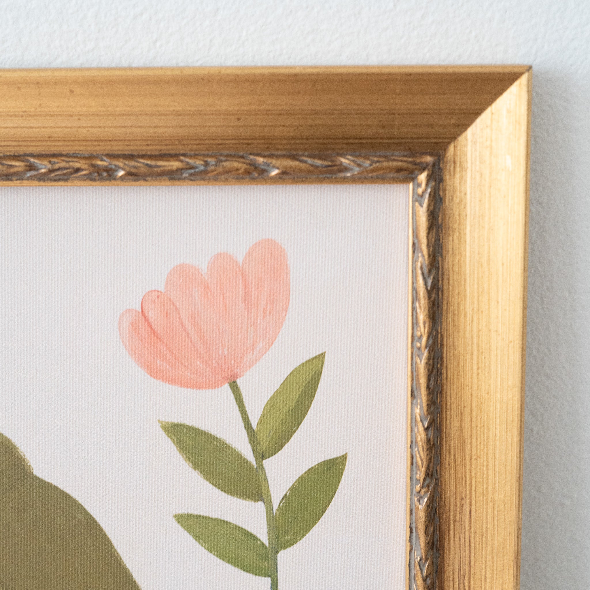 Croco with Flower Framed Art