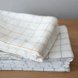Check Linen Napkins - Set of 4