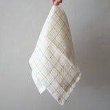 Check Linen Napkins - Set of 4