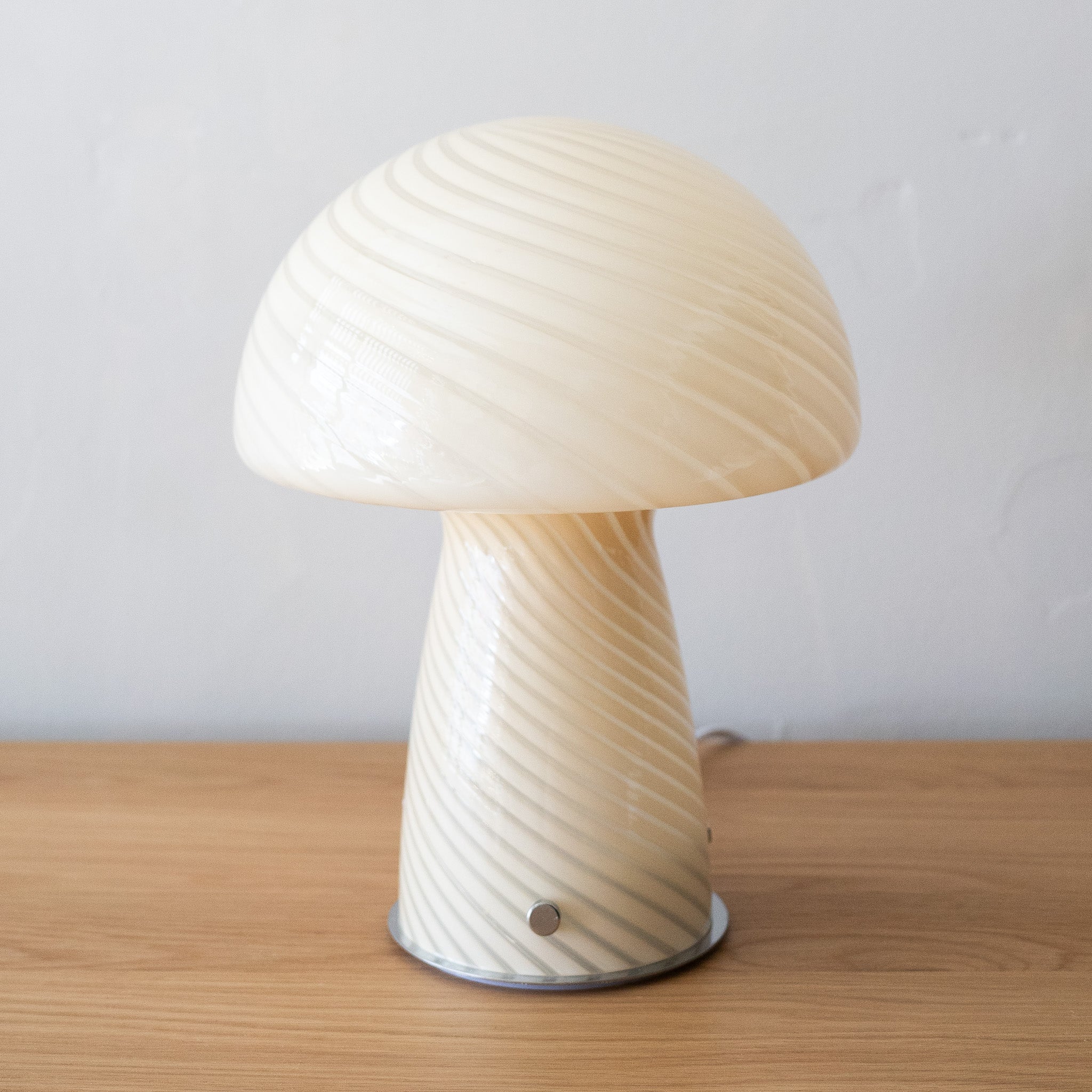Large Glass Mushroom Lamp