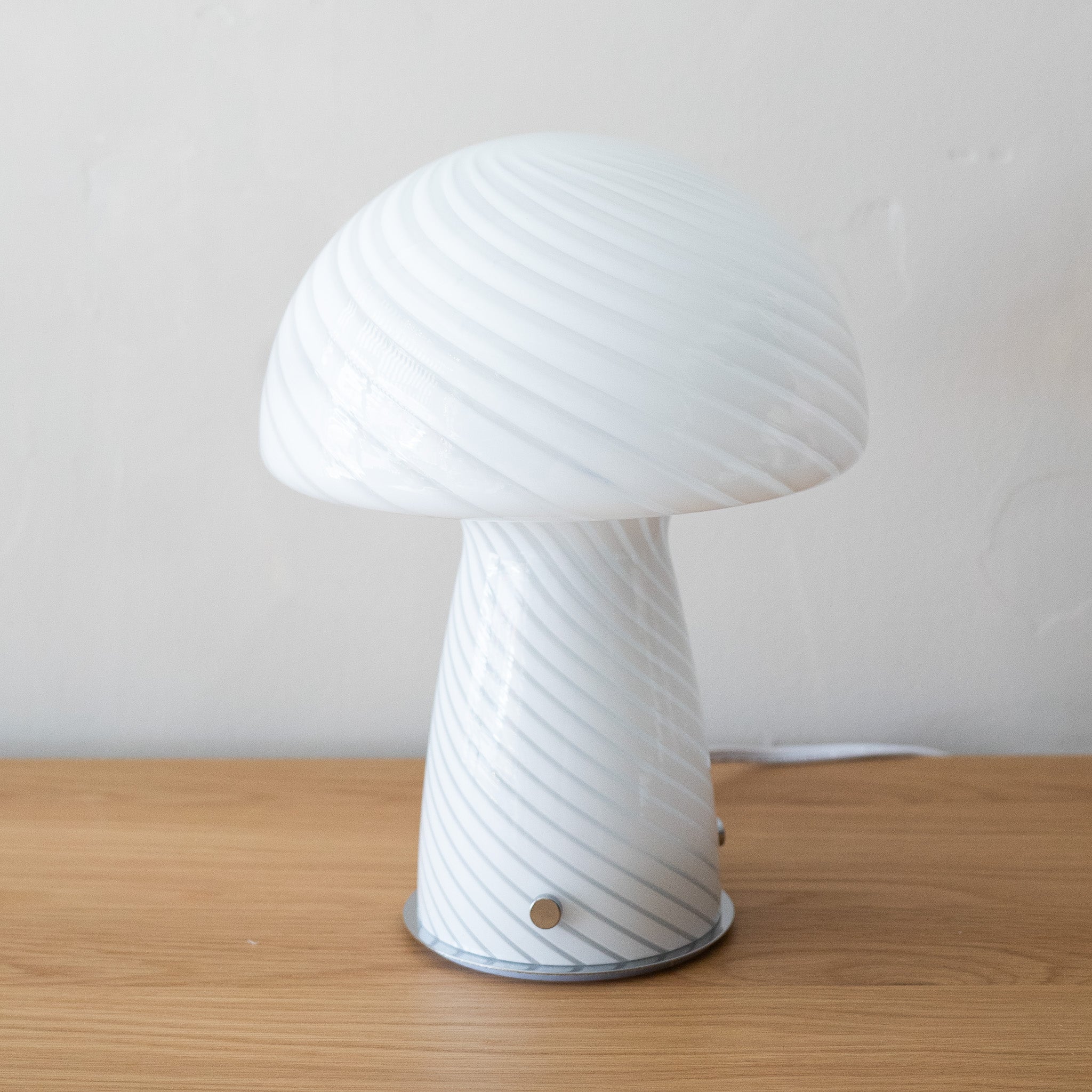 Large Glass Mushroom Lamp