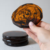 Shell Resin Coasters - Set of 4