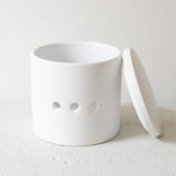 Matte White Garlic Keeper