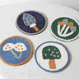 Wildgrove Beaded Coasters - Set of 4