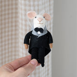 Groom Mouse Ornament