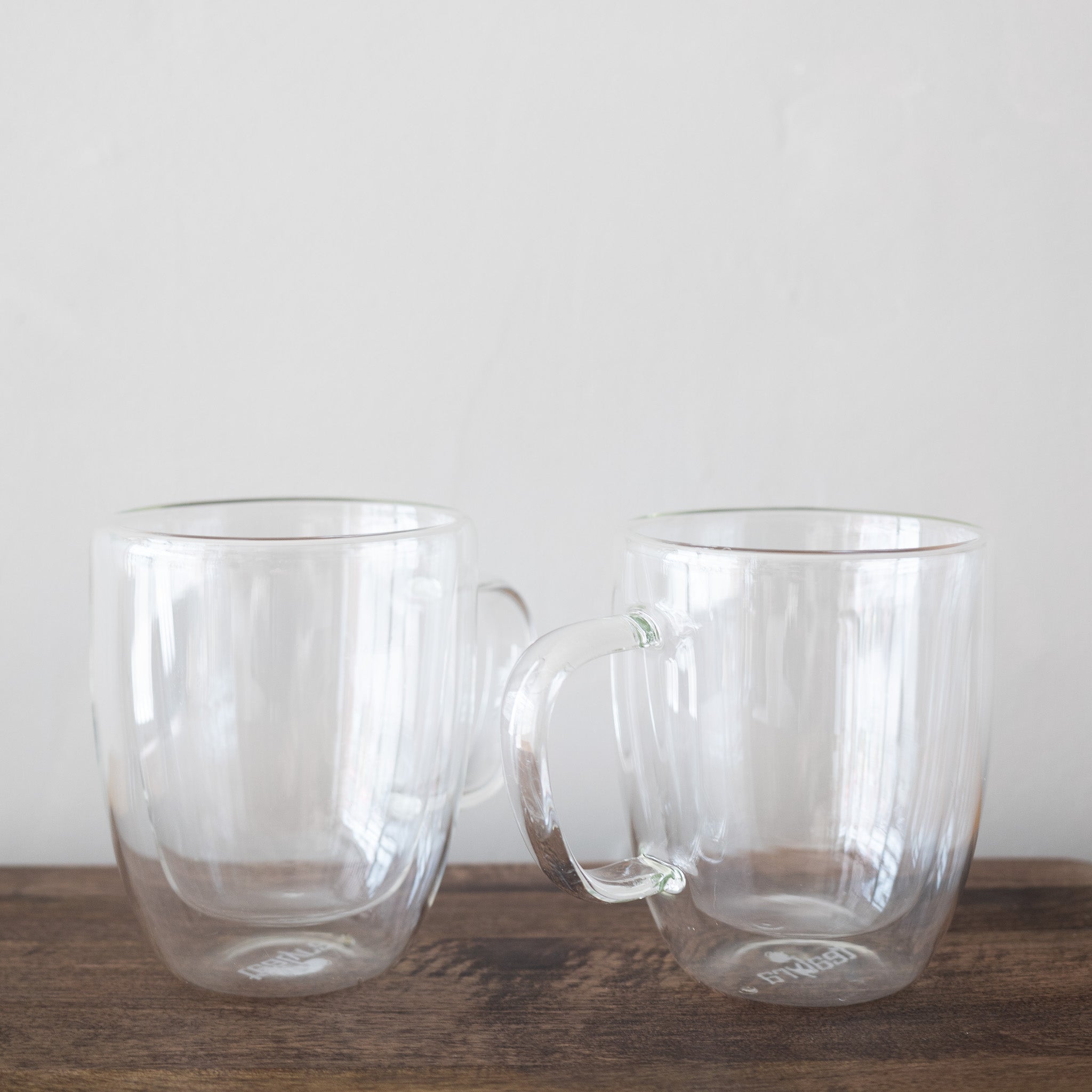 Double Wall Glass Mug - Set of 2