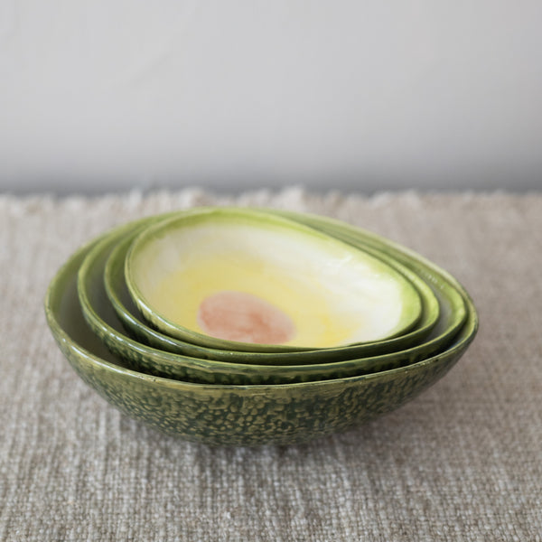 Avocado Nesting Bowls - Set of 4