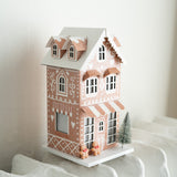 Medium Tall LED Light Gingerbread House