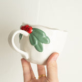 Mistletoe Sculpted Mug