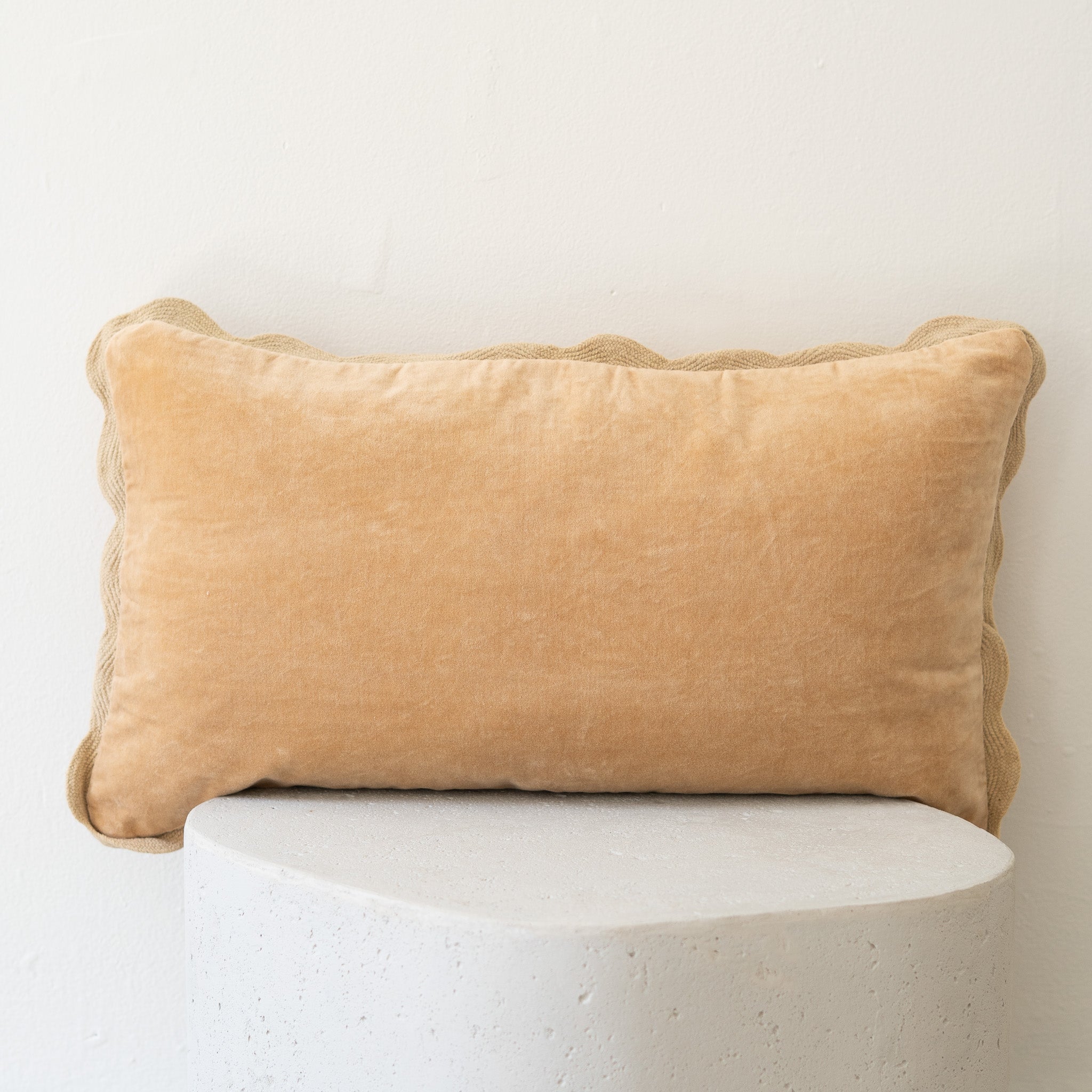 Scalloped Edge Pillow