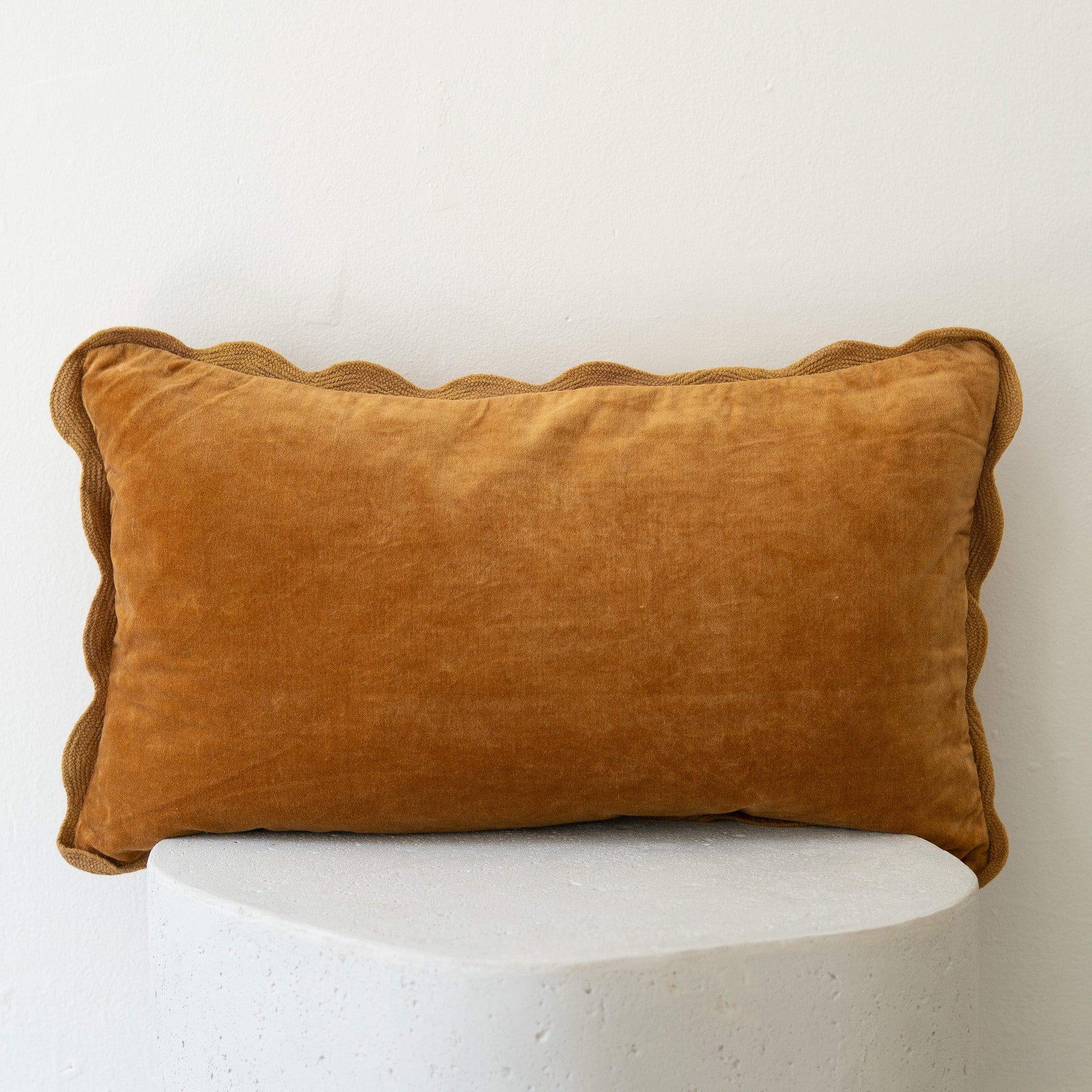 Scalloped Edge Pillow