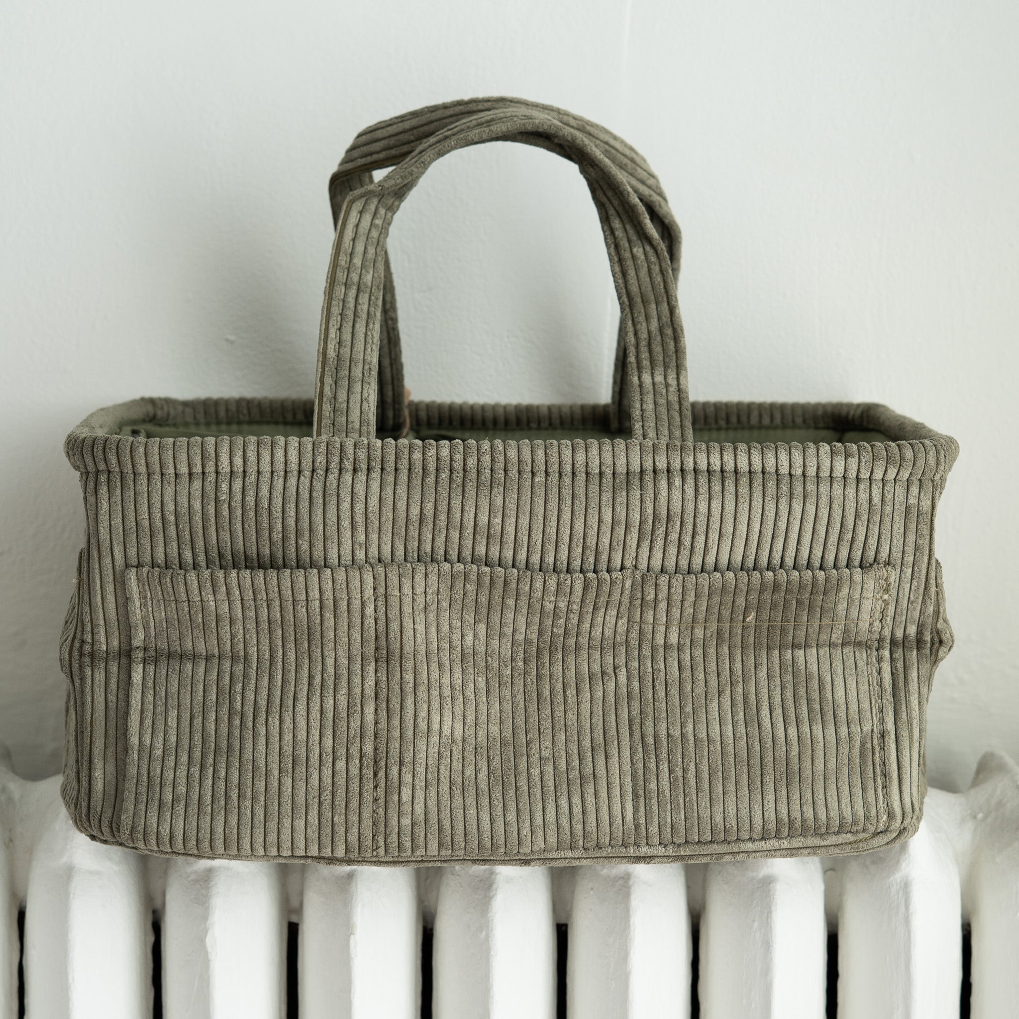 Corduroy Diaper Caddy