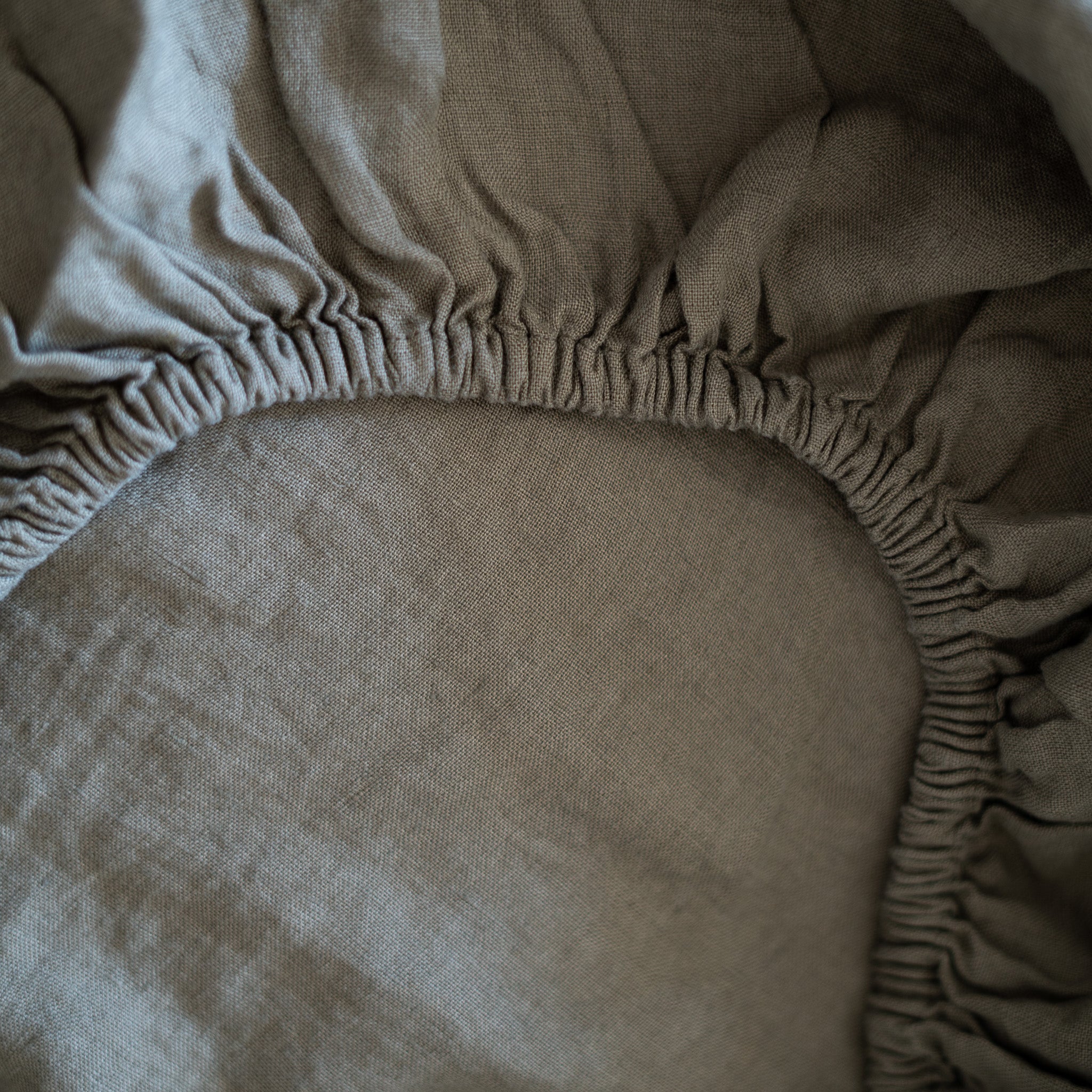 Stonewashed Linen Fitted Sheet