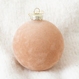Velvet Glass Ball Ornament