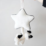 Bashful Black & Cream Puppy Musical Pull