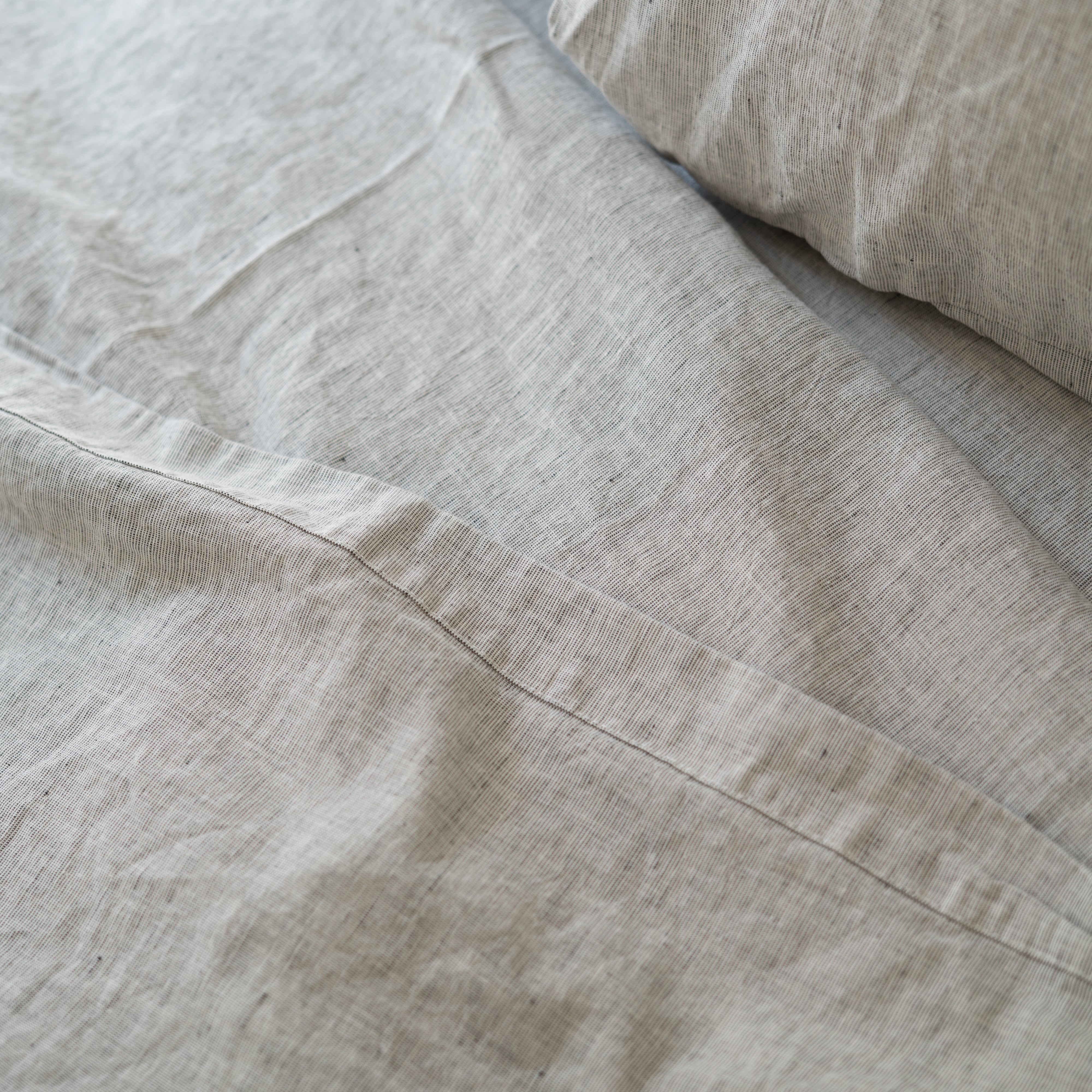Chambray Cotton/Linen Flat Sheet