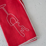 Linen Blend Napkins - Wine