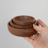 Acacia Mini Bowls - Set of 3