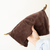 Block Print Lined Velvet Pouch