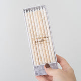 Gold Glitter Birthday Candles