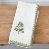 Embroidered Tree Cotton Napkins Set