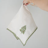 Embroidered Tree Cotton Napkins Set