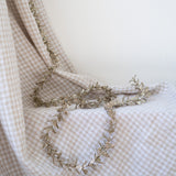 Faux Boxwood Garland with Glitter