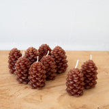 Pinecone Shaped Tea light Candles