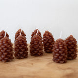 Pinecone Shaped Tea light Candles