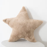 Faux Fur Star Shaped Pillow