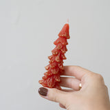 Tree Shaped Taper Candles - Set of 2