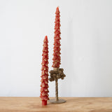 Tree Shaped Taper Candles - Set of 2