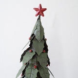 Holly Tree on Log Base