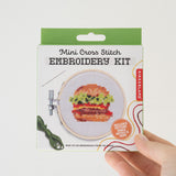 Burger Mini Cross Embroidery Kit