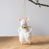 Wintry Wilfred Mouse Holiday Ornament