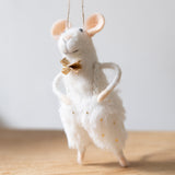 Wintry Wilfred Mouse Holiday Ornament