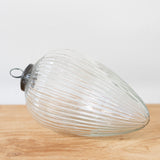 Giant Glass Egg Holiday Ornament