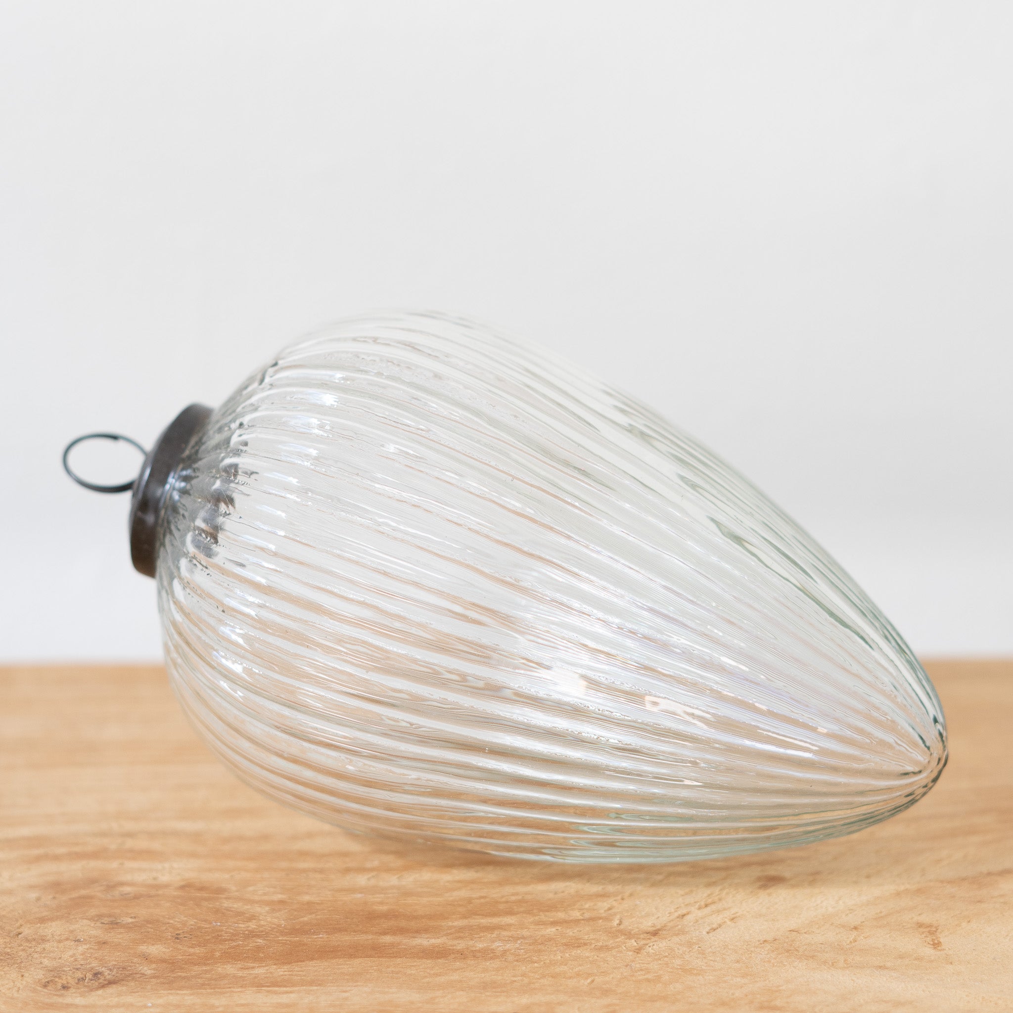 Giant Glass Egg Holiday Ornament