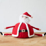 Wool Felt Sitting Santa