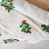 Mistletoe & Pom Poms Table Runner