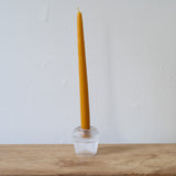 Clear Ribbed Glass Votive