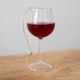 Red Wine Glass Ornament